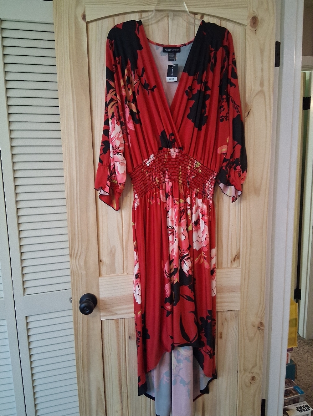 Ashley Stewart Pink Floral Dress Sz 18/20